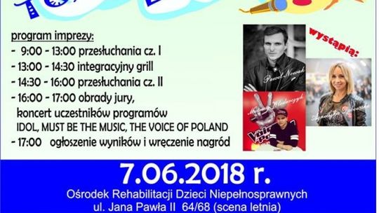 Zaproszenie na  I Integracyjny Konkurs Piosenki "Tomaszowskie Lato 2018"