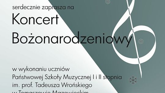 Zaproszenie na Koncert Bożonarodzeniowy w Muzeum