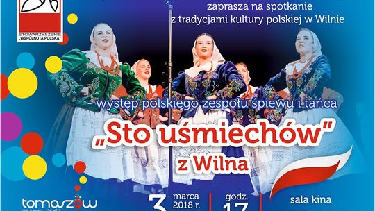 Zaproszenie na koncert „Sto uśmiechów” z Wilna. Koncert dla seniorów