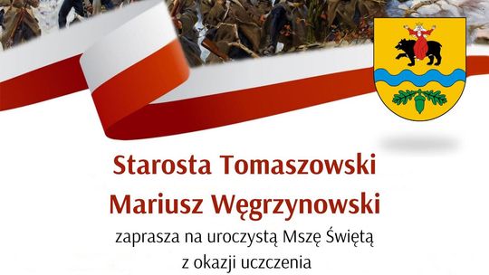 Zaproszenie na obchody 195. rocznicy wybuchu powstania listopadowego