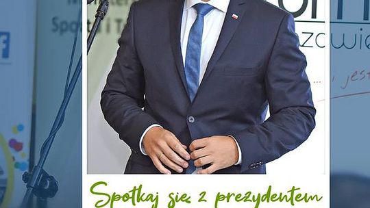 Zaproszenie na spotkanie z Marcinem Witko, Prezydentem Tomaszowa Mazowieckiego