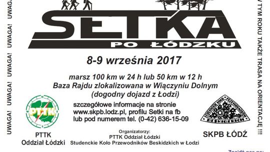 Zaproszenie na X "Setkę po Łódzku"