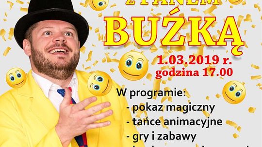 Zaproszenie na Złoty Bal Karnawałowy z Panem Buźką 