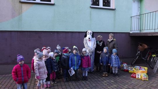 Zbierali karmę w Wolborzu