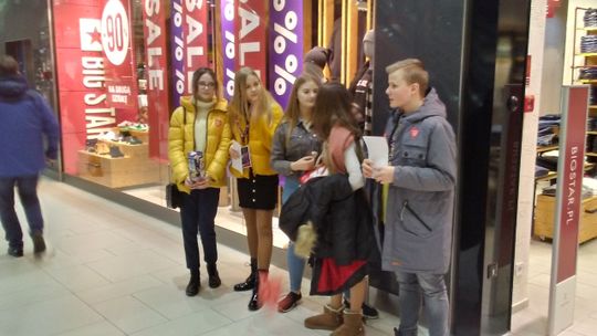 Zbieraliśmy na WOŚP w Galerii