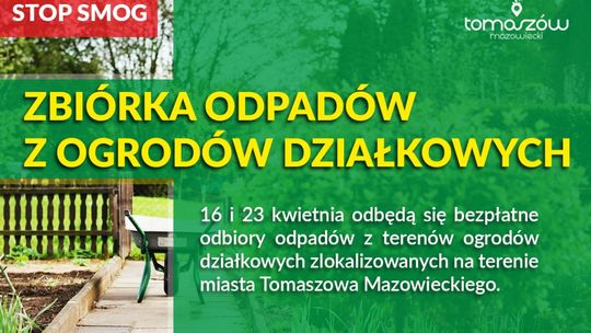 Zbiórka śmieci z ogródków działkowych