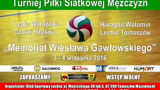Zbliża się Memoriał Wiesława Gawłowskiego