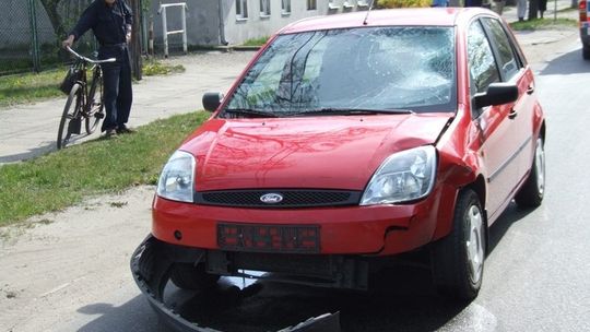 Zderzenie przed przejściem dla pieszych