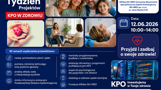 Zdrowie nie lubi czekać. Affidea NU-MED Tomaszów Mazowiecki otwiera drzwi dla mieszkańców
