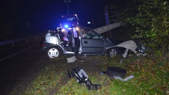 Zginął na łuku drogi