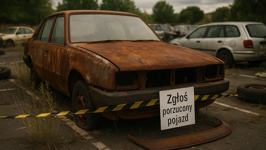 Zgłoś porzucony pojazd – zadbajmy o wspólną przestrzeń