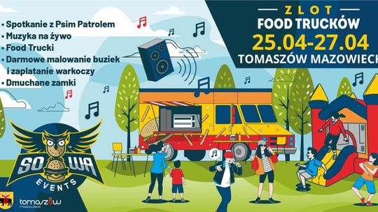 Zlot Food Trucków w Tomaszowie Mazowieckim!
