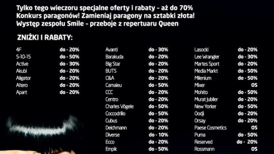 Złota Noc Zakupów w Focus Mall Piotrków Trybunalski