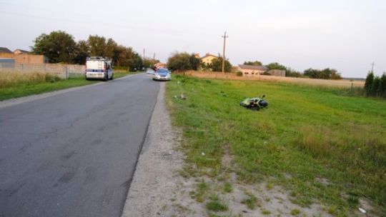 Znów poszkodowany motocyklista