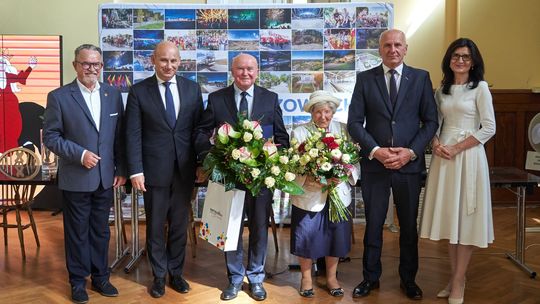Zofia Czekalska i Roman Wojciechowski Zasłużeni dla Miasta
