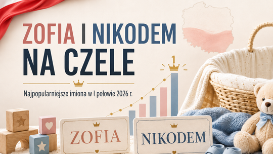 Zofia i Nikodem znów na szczycie. Imiona wracają do rodzinnych albumów. A co wybierają tomaszowianie?