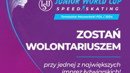 Zostań wolontariuszem podczas Pucharu Świata w Łyżwiarstwie Szybkim