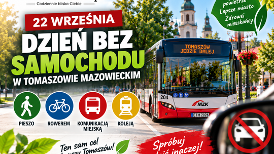 Zostaw dziś samochód pod domem. W Tomaszowie autobusem pojedziesz za darmo