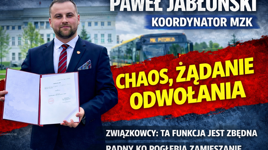 Związkowcy żądają odwołania Pawła Jabłońskiego. „To on pogłębia chaos”