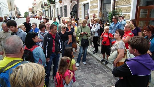 Zwiedzali Sandomierz