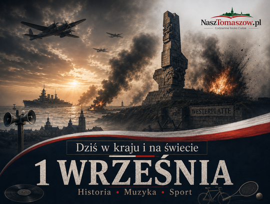 1 września. Dzień, w którym skończył się pokój. Westerplatte, bomby nad Tomaszowem, Deyna, Bee Gees i US Open