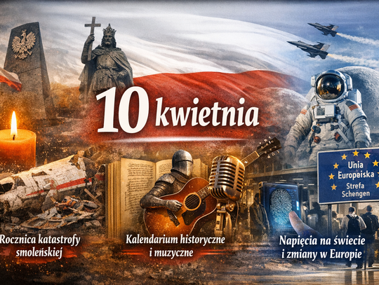 10 kwietnia: rocznica katastrofy smoleńskiej, historyczne wydarzenia i ważne decyzje świata