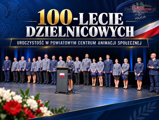 100-lecie dzielnicowych w Tomaszowie. Uroczystość w Powiatowym Centrum Animacji Społecznej