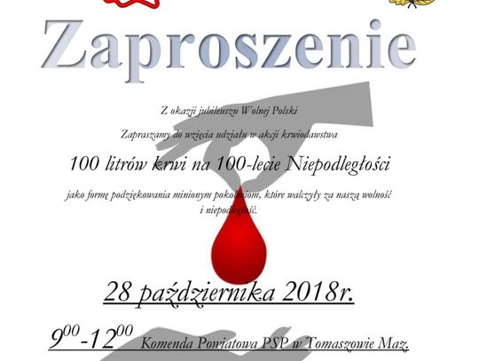 100 litrów na Stulecie