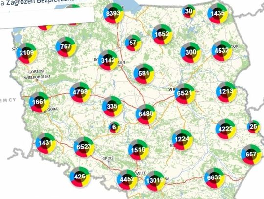 103 zgłoszenia na tomaszowskiej mapie zagrożeń