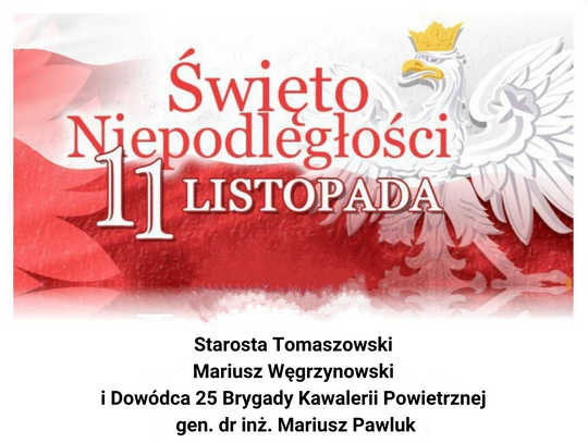 11 Listopada w Tomaszowie. Jak obchodzić będziemy Święto Niepodległości