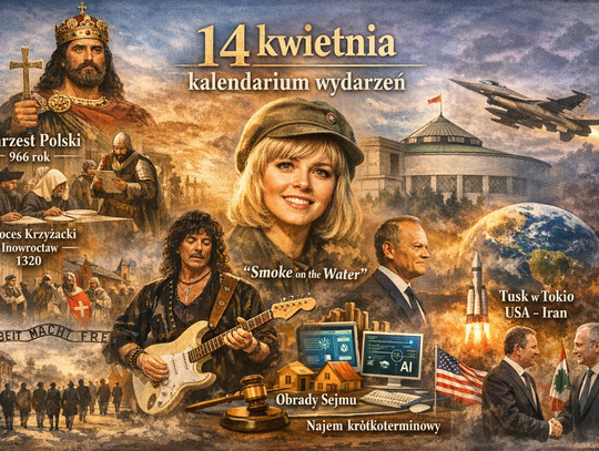 14 kwietnia: od chrztu Mieszka do Marszu Żywych — jeden dzień splata historię, kulturę i politykę 14 kwietnia: od chrztu Mieszka do Marszu Żywych — jeden dzień splata historię, kulturę i politykę