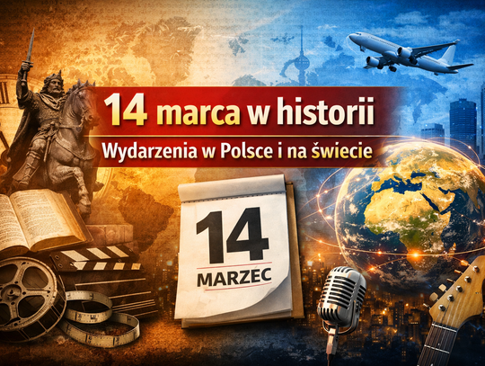14 marca 2026 – kalendarium wydarzeń w Polsce i na świecie