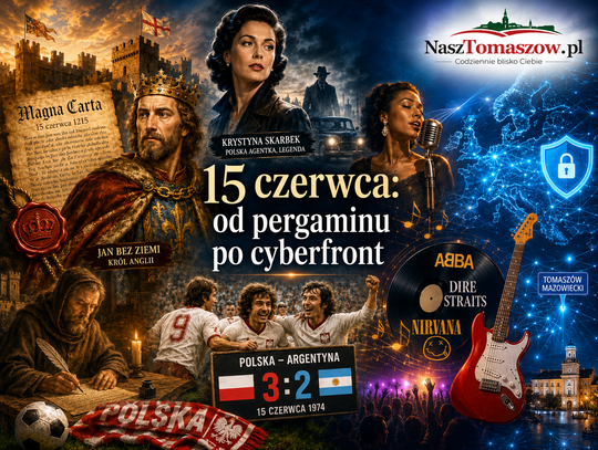 15 czerwca: od Wielkiej Karty Swobód po cyberwojny XXI wieku. Historia, muzyka i polityka jednego dnia