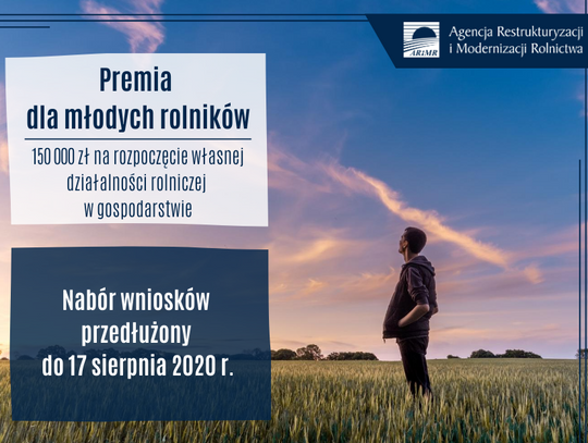  150 tys. zł premii dla młodego rolnika – nabór wniosków przedłużony