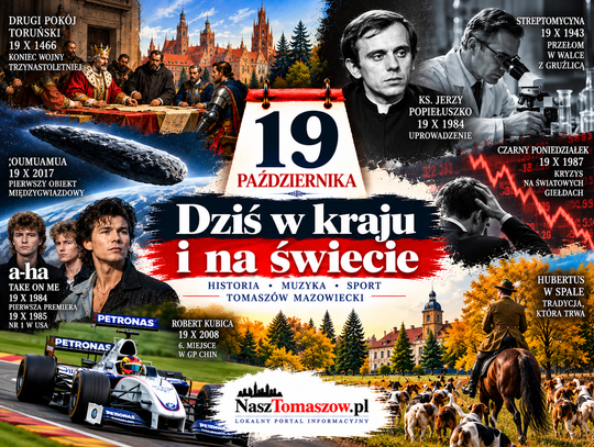 19 października w historii. Pokój toruński, porwanie ks. Popiełuszki i lek, który zmienił walkę z gruźlicą