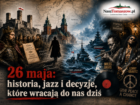 26 maja: historia gra dziś jazzem, polityka pisze nowe akty, a pamięć wraca jak echo starych werbli
