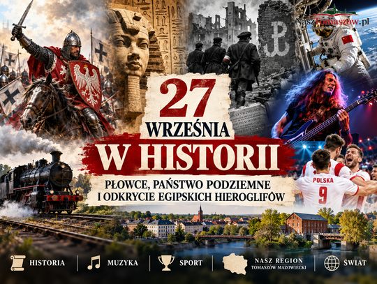 27 września w historii. Łokietek pod Płowcami, narodziny Polskiego Państwa Podziemnego i dzień, w którym przemówiły hieroglify