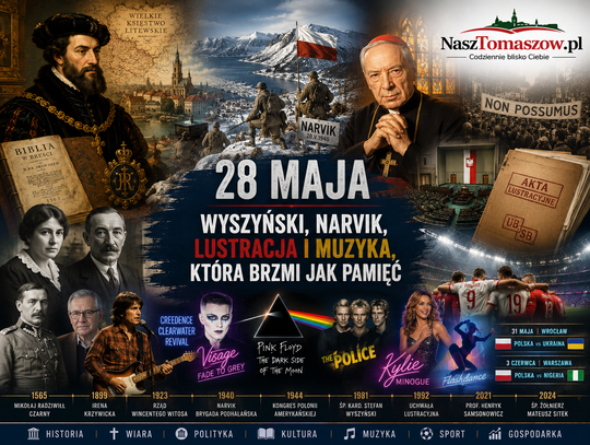 28 maja: Wyszyński, Narvik, Radziwiłł Czarny i „Dark Side of the Moon” — historia nie bierze wolnego