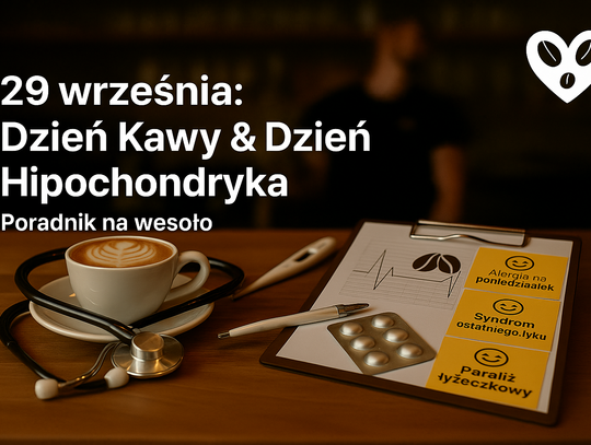 29 września: Dzień Kawy i Dzień Hipochondryka — poradnik na wesoło