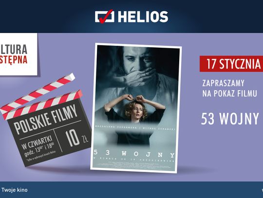 53 Wojny w cyklu Kultura Dostępna. Rozdajemy zaproszenia