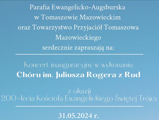 Zapraszamy na koncert chóru im. Juliusza Rogera