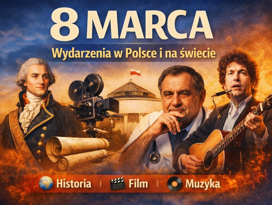 8 marca – najważniejsze wydarzenia w Polsce i na świecie. Kalendarium historyczne i muzyczne
