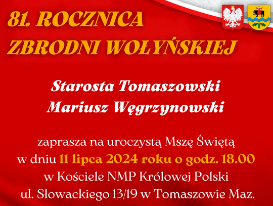 81. Rocznica Zbrodni Wołyńskiej