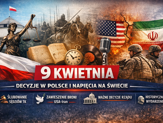 9 kwietnia: przełomowe decyzje w Polsce, napięcia na świecie i dzień zapisany w historii