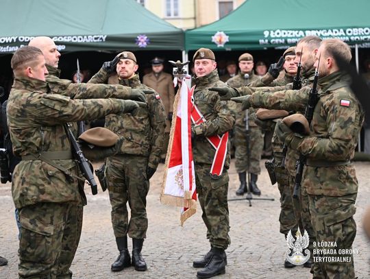 9 Łódzka Brygada Obrony Terytorialnej - uroczyste przekazanie dowodzenia i przysięga żołnierzy