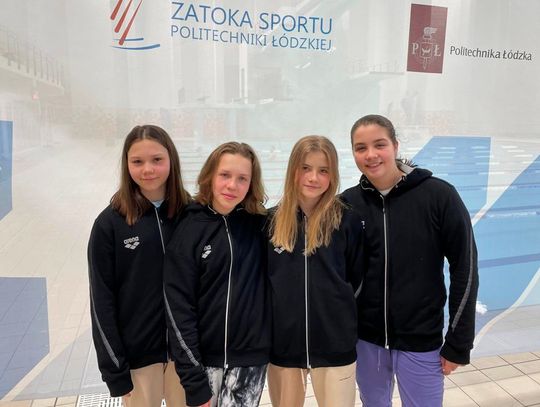 Ada Lewandowska z Championa Tomaszów Maz. 6-krotną mistrzynią Województwa Łódzkiego w pływaniu.