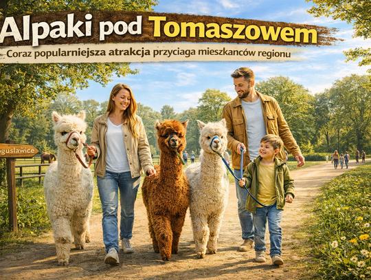 Alpaki pod Tomaszowem? Coraz popularniejsza atrakcja przyciąga mieszkańców regionu Alpaki pod Tomaszowem? Coraz popularniejsza atrakcja przyciąga mieszkańców regionu