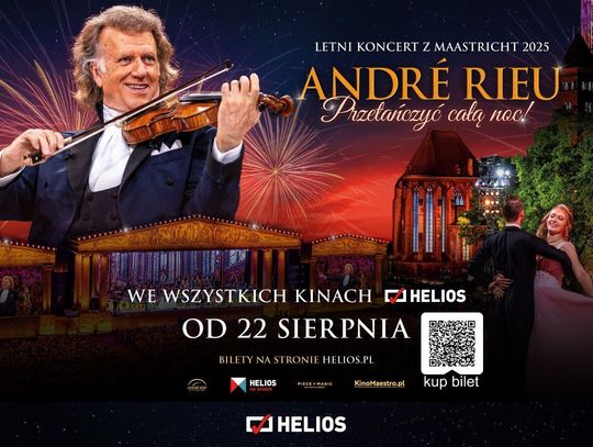 André Rieu powraca na wielki ekran. Wakacyjny pokaz w kinach Helios