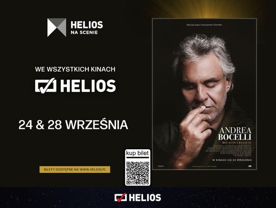 Andrea Bocelli: Because I Believe   w Helios na Scenie