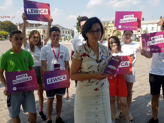 Anita Sowińska - jedynka na liście Zjednoczonej Lewicy